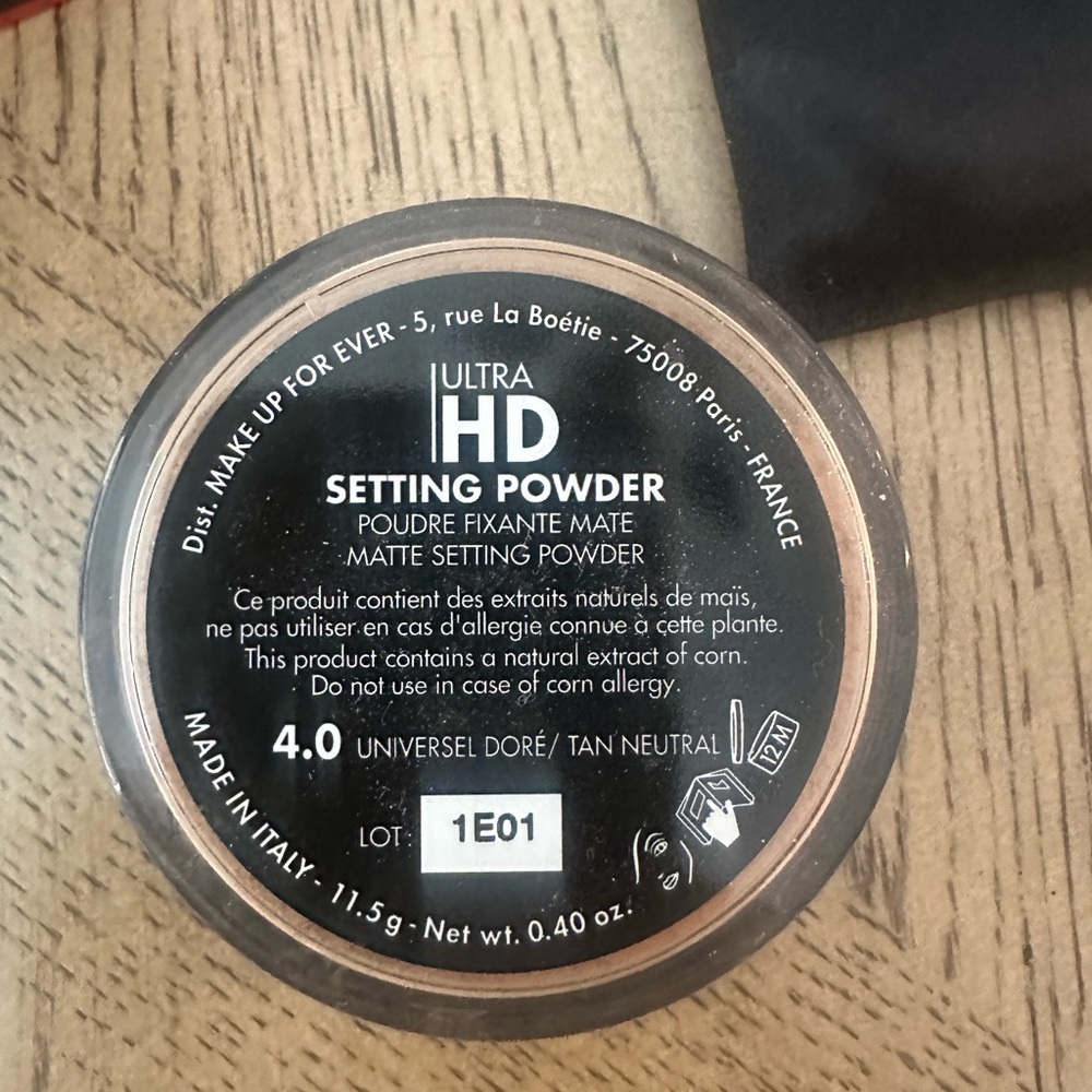 Brand new never opened Make Up For Ever Ultra HD Setting Powder - Tan Neutral